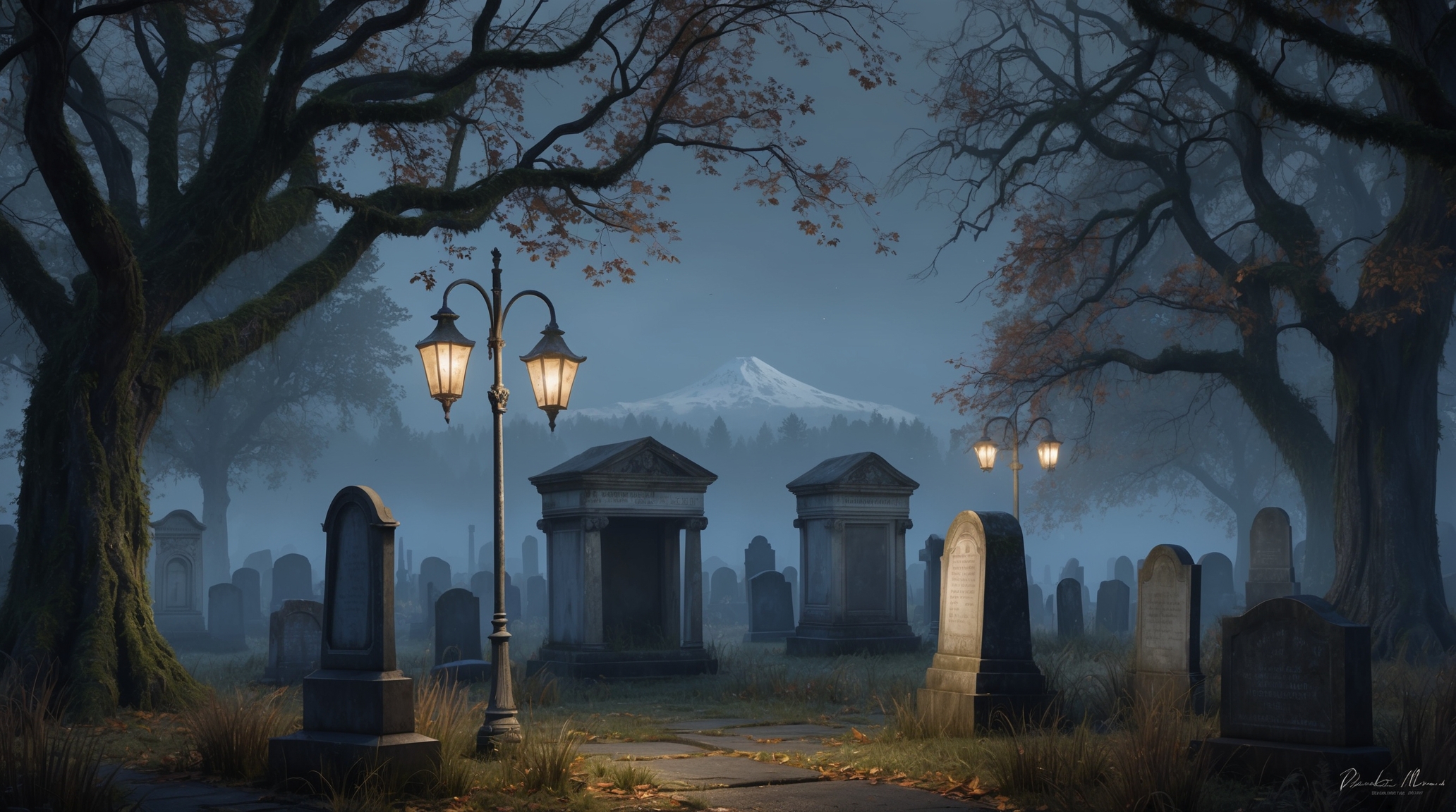 Leonardo_Phoenix_A_misty_autumn_evening_scene_in_a_historic_Po_1